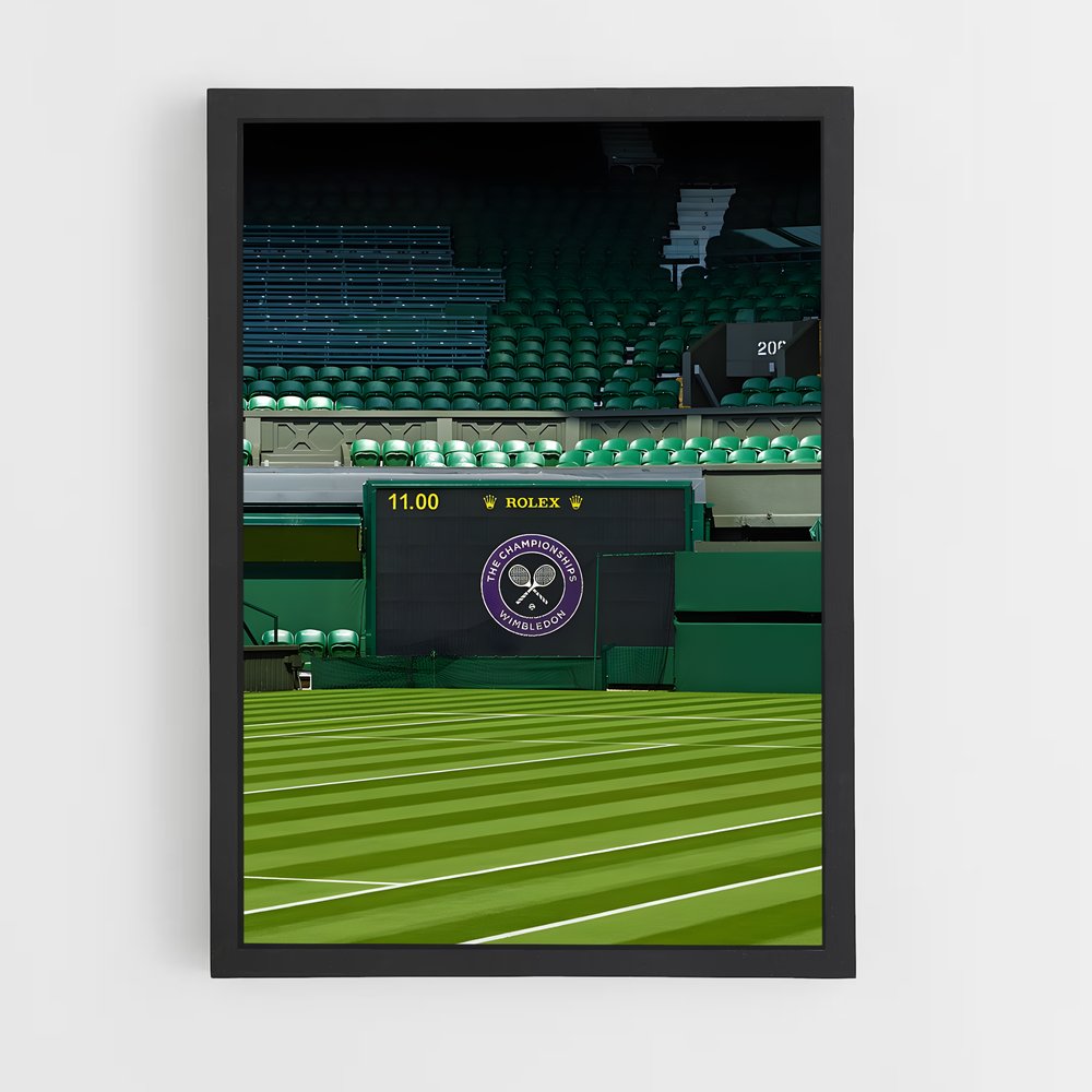 Poster Service de Wimbledon – affiche Tennis (vue 2)